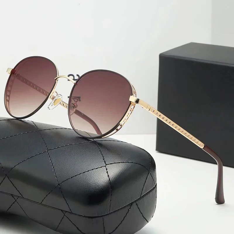 

2021 Women Sunglasses Rround Glasses Gradient Color Classic Women Brand Designer Coated Sun Glass Gafas de sol Occhiali da sole
