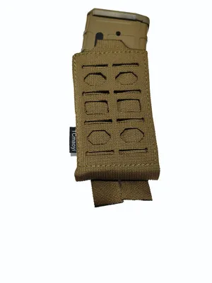 Outdoor Sports Vest Accessories MOLLE System Tactical Laser Cutting 5.56 Belt Bag
