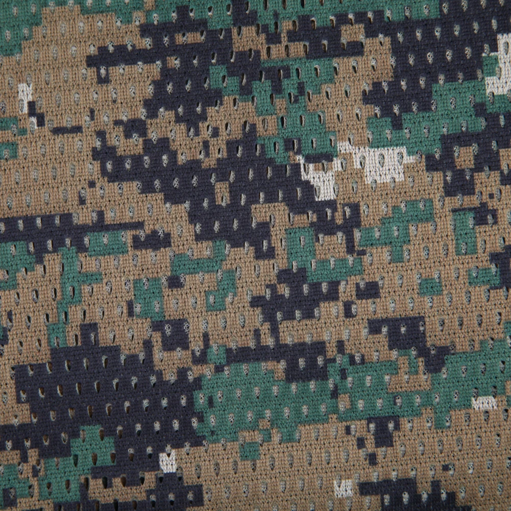 Камуфляжный сетчатый шарф Воздухопроницаемый в стиле джунглей шарфы-повязки