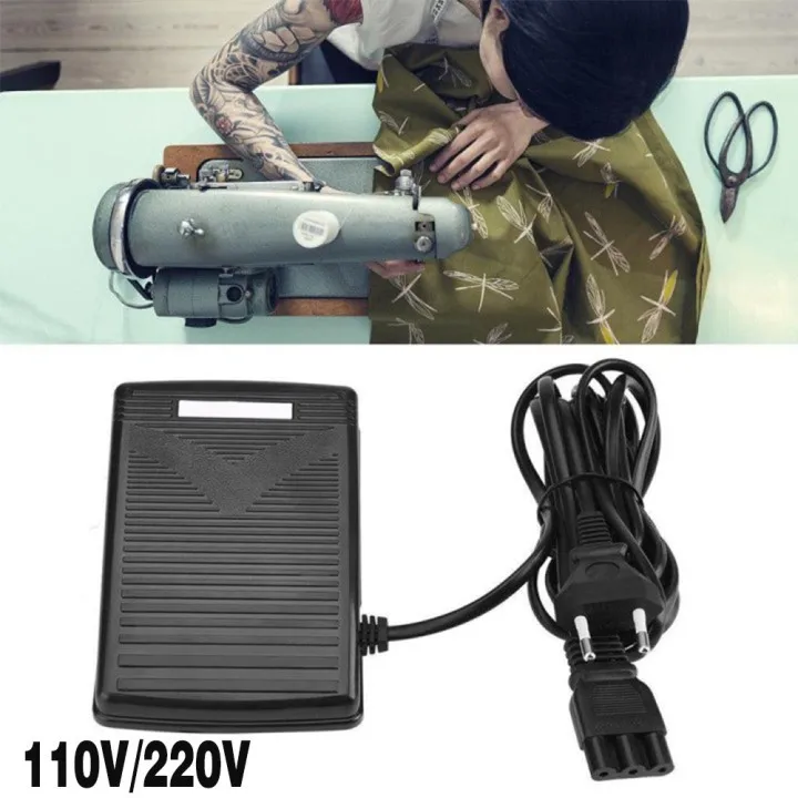 

For SINGER-Janome Home Sewing Machine Foot Control Pedal 200-240V 50Hz & Power Cord Sewing Machine Part Sewing Tools