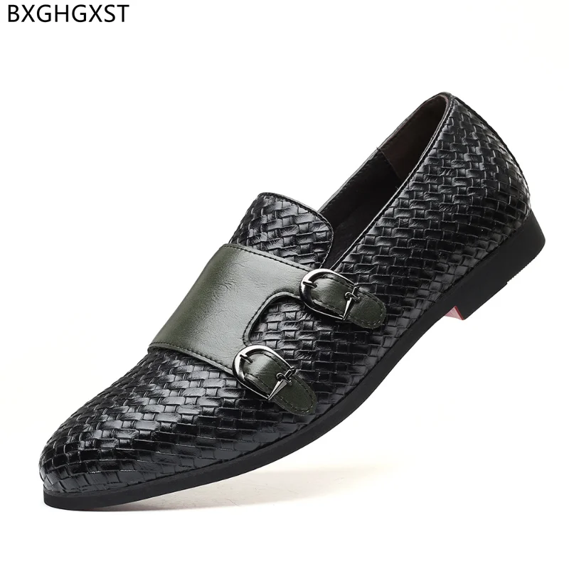 

Formal Double Monk Strap Shoes Wedding Dress Oxford Slip on Shoes for Men Coiffeur Italiano Mens Dress Shoes Loafers Office 2023