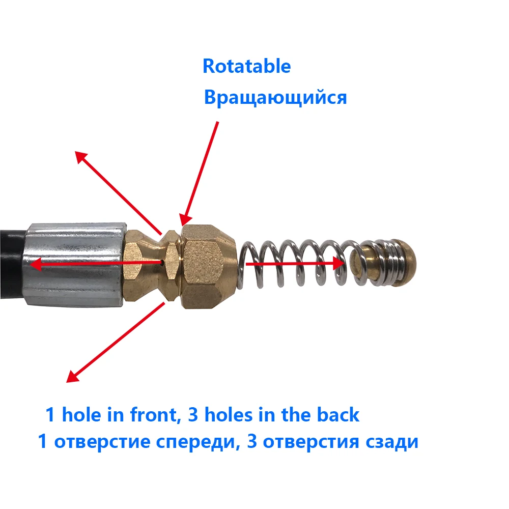 Мойка высокого давления слив канализации шланг для очистки труб 2300psi Karcher серии