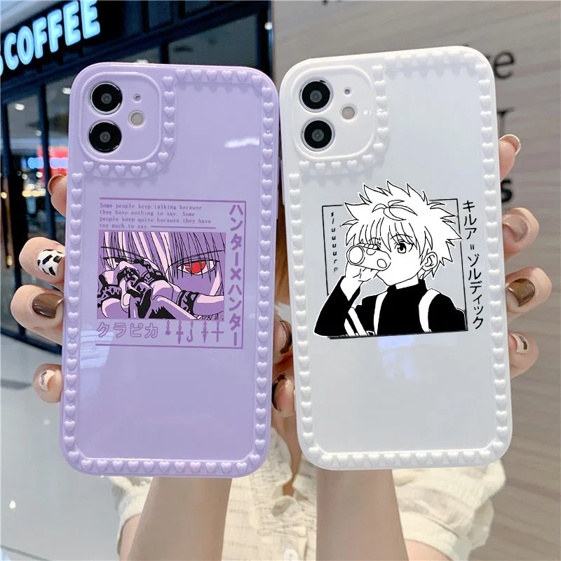 Новинка чехол Hisoka для телефона IPhone 12 11 Pro Max X XS XR 7 8 7Plus 8Plus SE2 Hunter Killua Zoldyck мягкий с