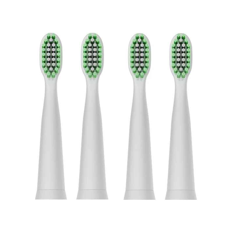 white 4 pieces Langtian 4 шт. 2 шт. головка звуковой зубной щетки DUPONT сменные головки для электрической зубной щетки подходит для Langtian Z02 Z03 Z06 Z08 Z09 Z18 - Цвет: white 4 pieces