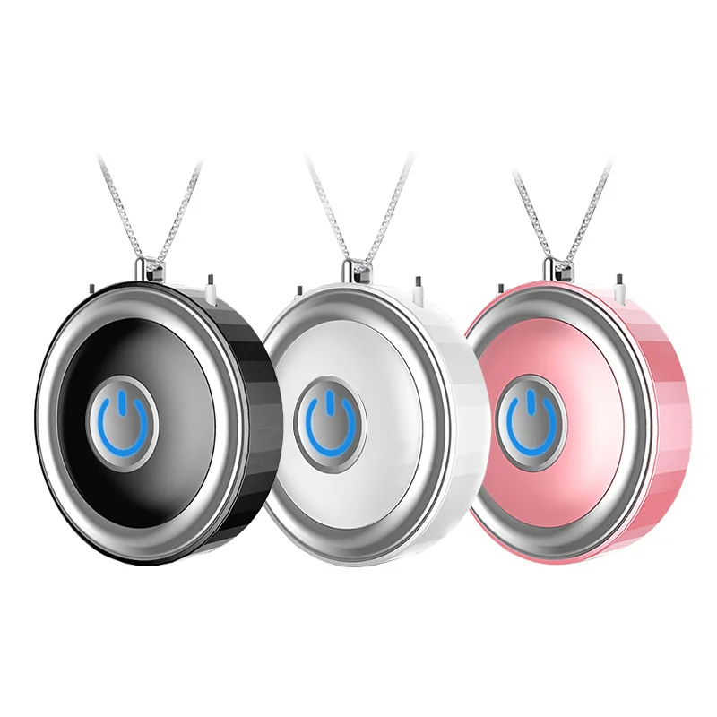 

USB Portable Air Purifier Negative Ion Portable Necklace Mini Small Purifier Household No Radiation Low Noise For Adults Kid