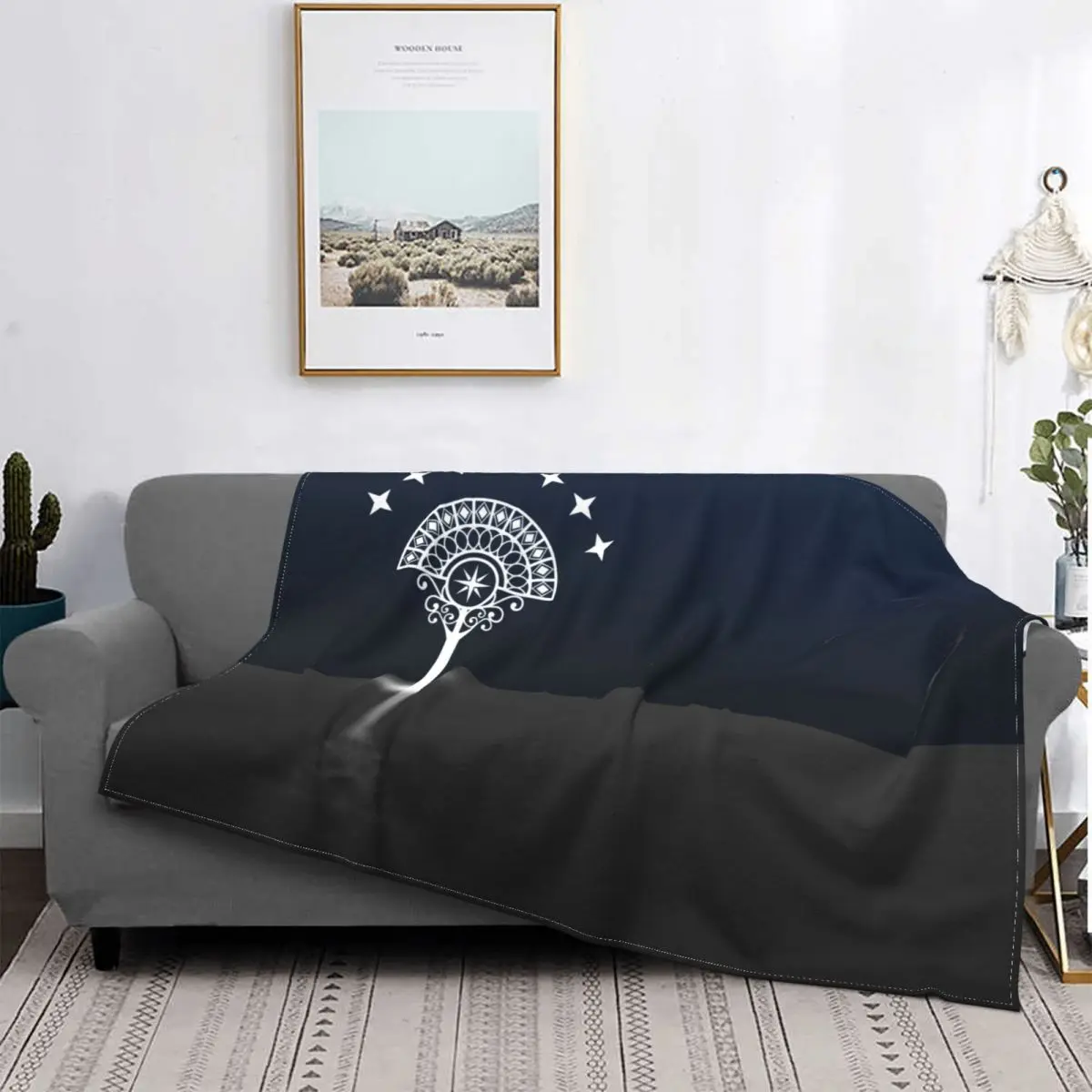 

Gondor - Lotr 231 Blanket Bedspread Bed Plaid Bedspread Picnic Plaid Throw Blanket Children'S Cover