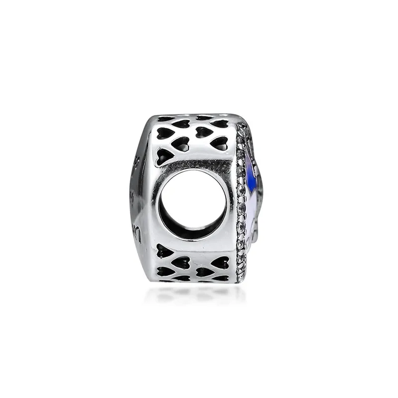 Разноцветные серебряные бусины-пуговицы в виде воздушного шара для шармов