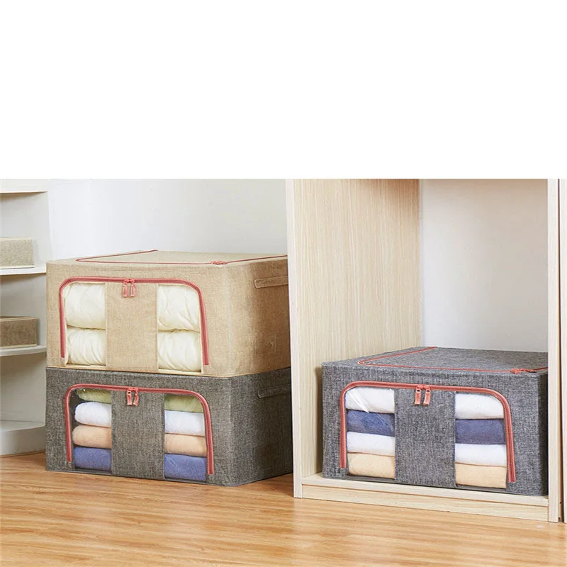 

Dirty Clothes Storage Basket Three Grid Organizer Basket Collapsible Large Laundry Hamper Waterproof Home Laundry Basket