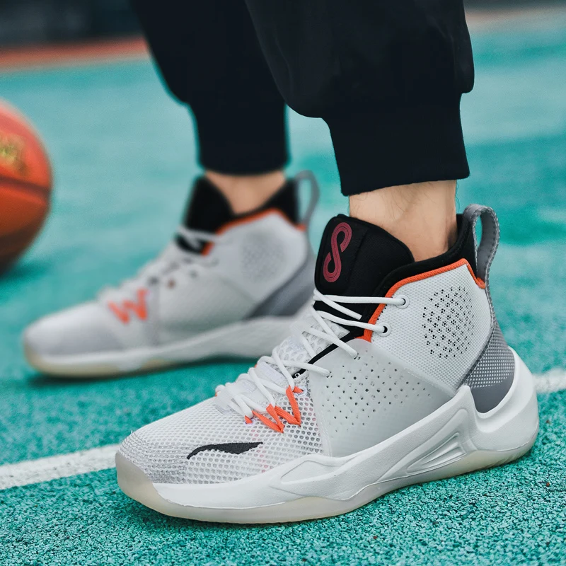

High-top Men Basketball Shoes Cushioning Light Men Sneakers Anti-skid Breathable Sports Shoes Tenis Masculino Men Running Shoes