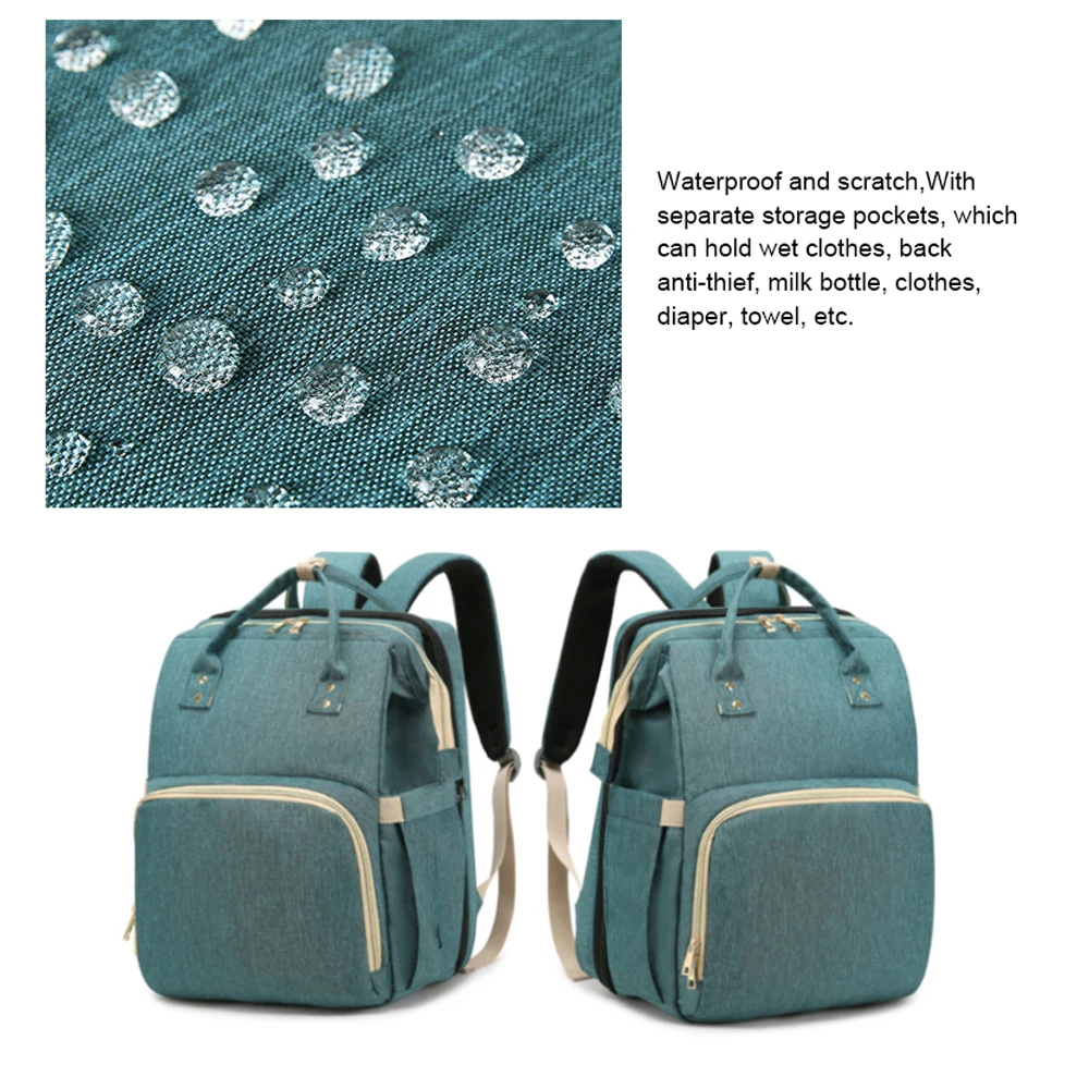 Сумка для детских подгузников вместительная водонепроницаемая USB | Спорт и