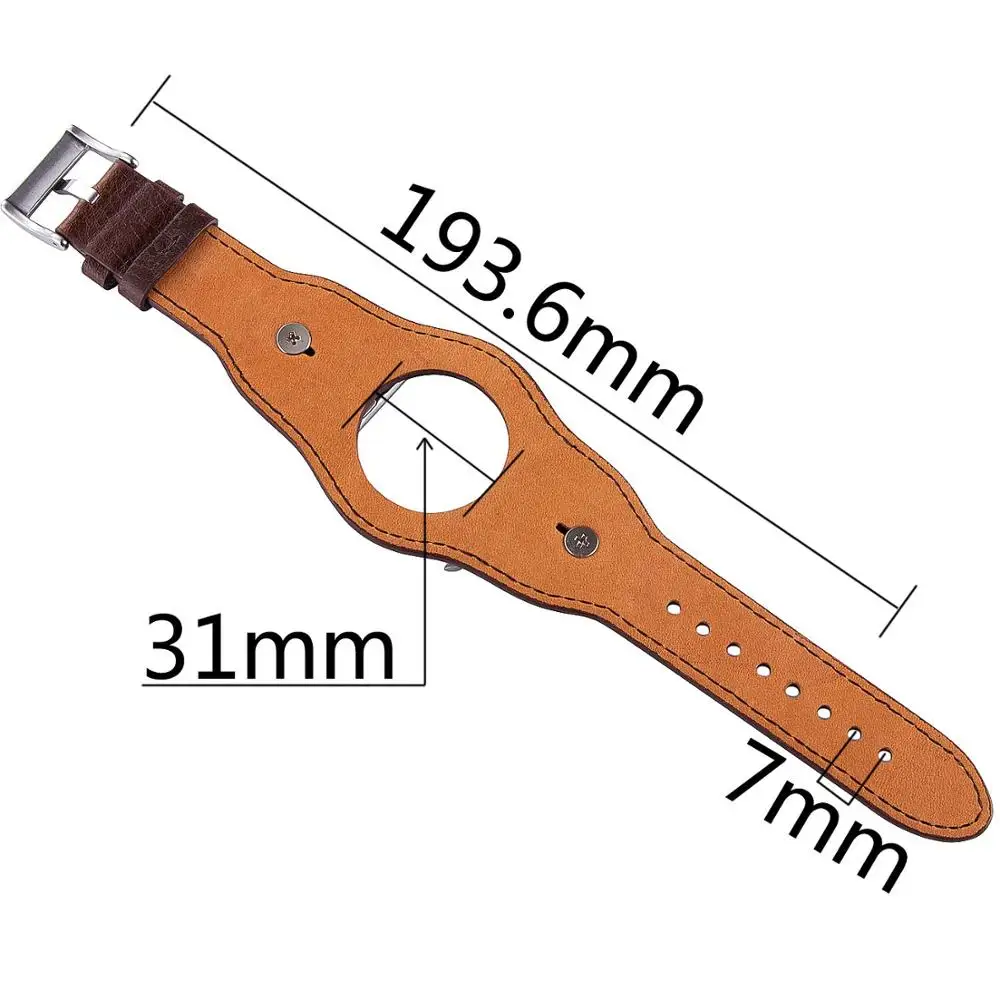 

Suitable for 38mm 42mm 40mm 44mm Iwatch series 5 4 3 2 1, leather jewelry wristband men's wristband