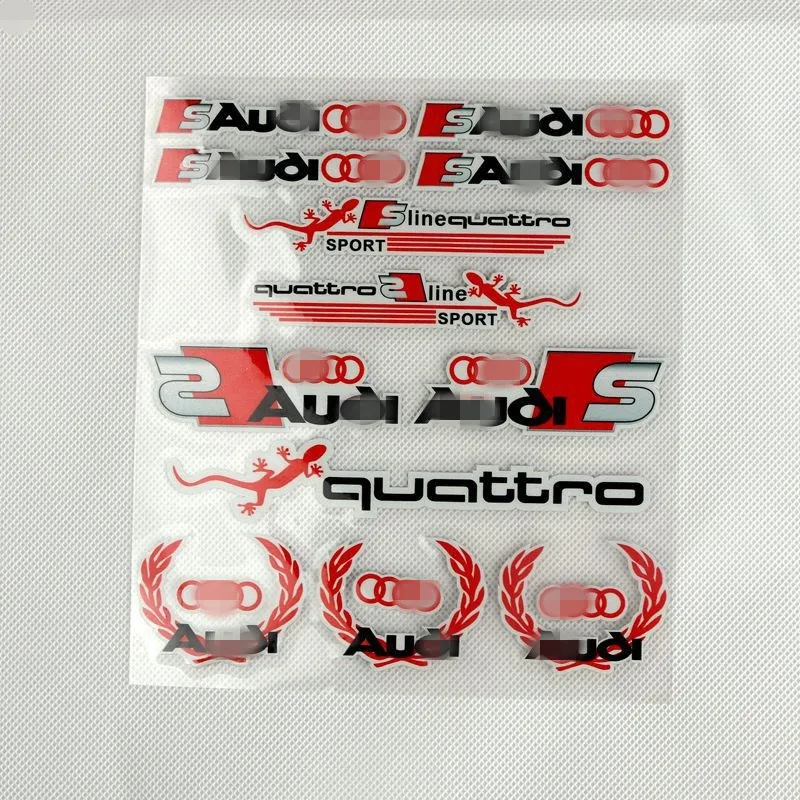 Автомобильные наклейки подходящие для Audi декоративные светоотражающие
