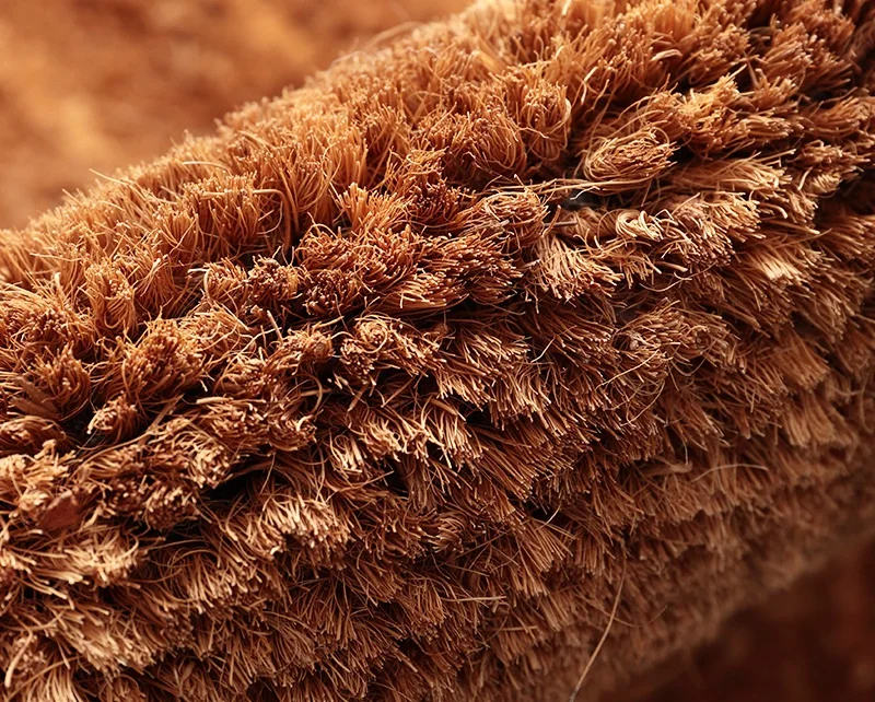 Наружный коврик для входной двери 40x60 см натуральный желтый кокосовый волокон