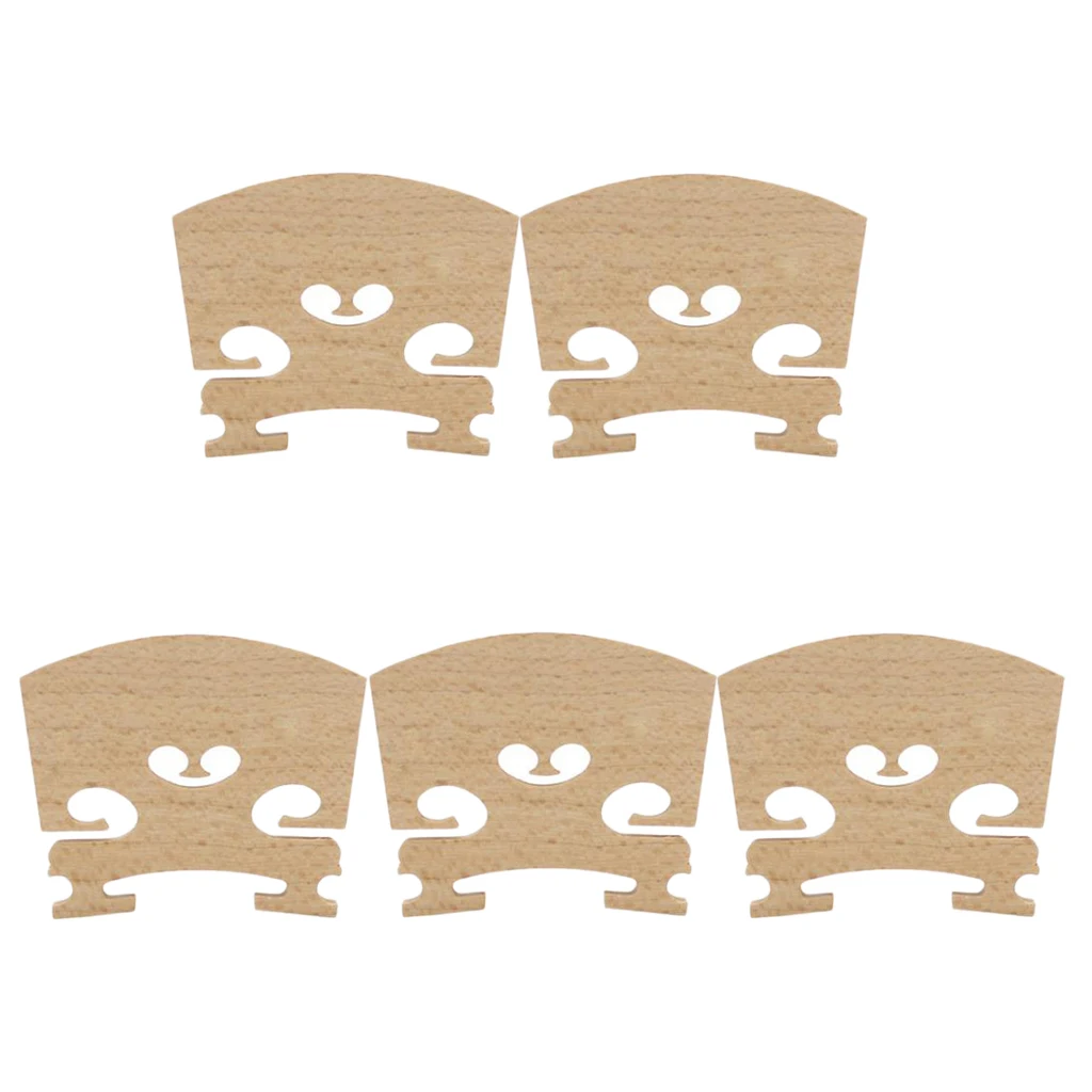 

Набор из 5 4/4 полноразмерных мостов для скрипки Maplewood DIY Luthier