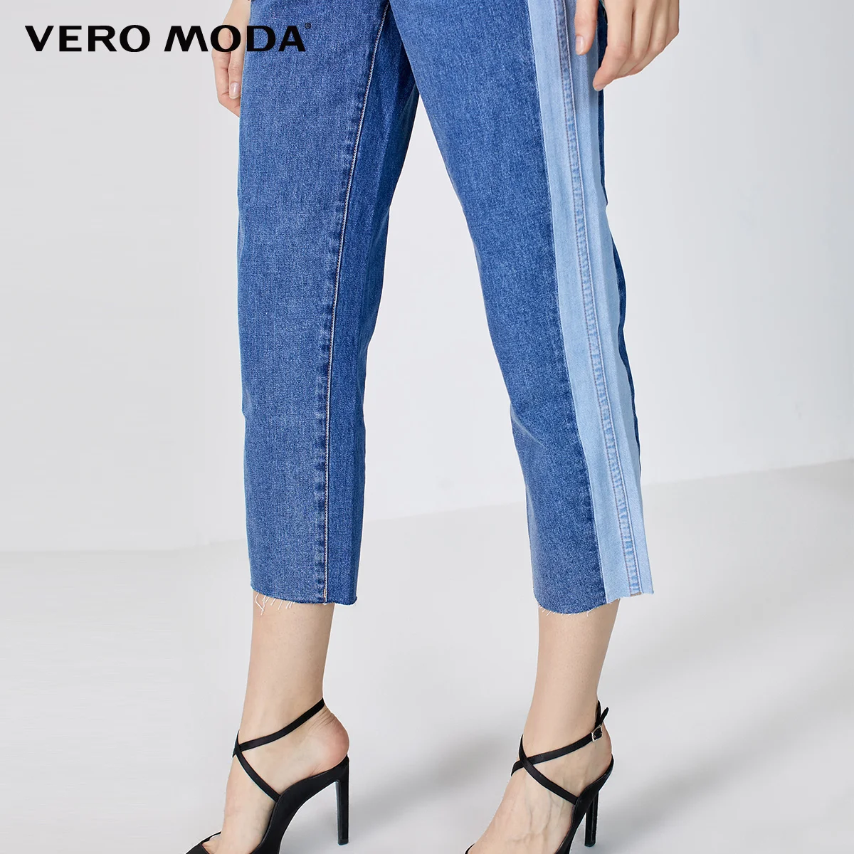 Женские джинсы из 100% хлопка с необработанным краем | Женская одежда