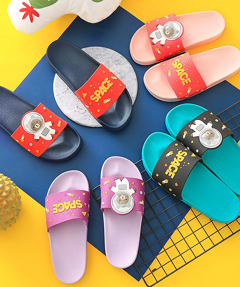 Женские домашние Тапочки для ванной милые женские Вьетнамки мягкие Нескользящие
