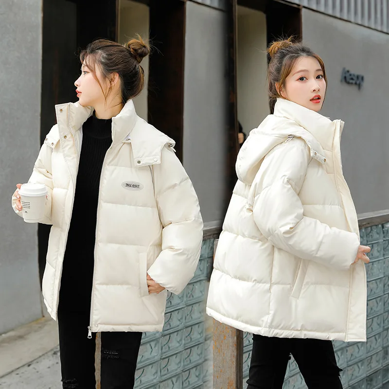 Winter Coat Clothes Women Cotton The New Korean Version Loose Fashion Thicken Hooded Jacket