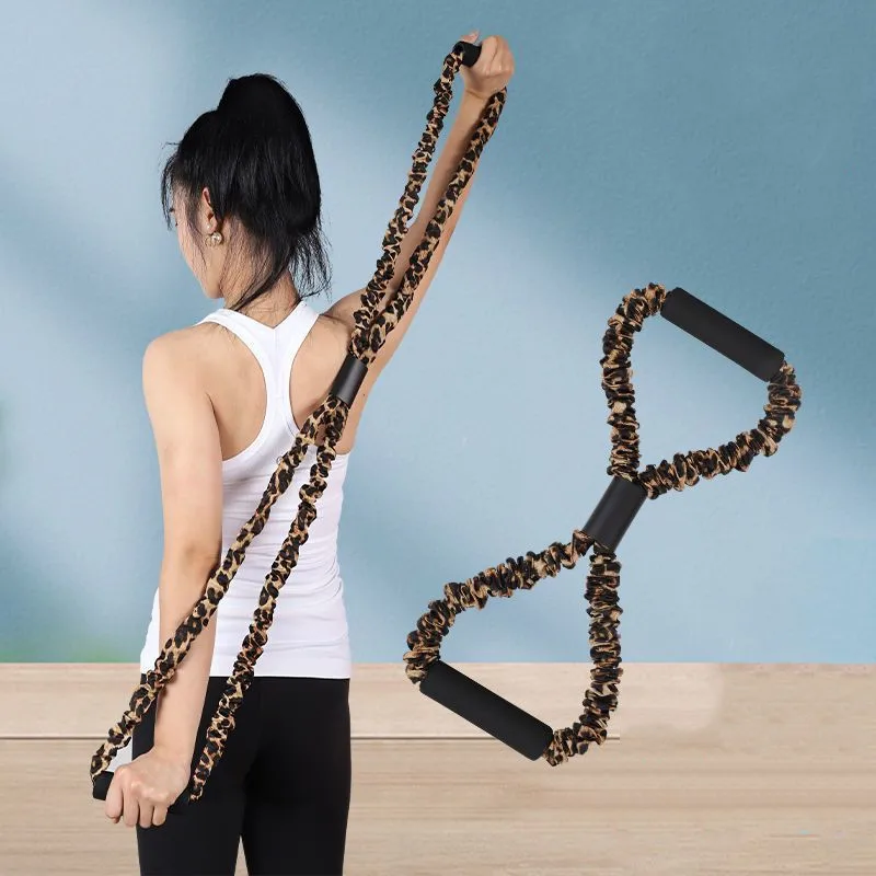 

Resistance Band 8 Word Chest Developer Rally Fitness Elastic Band Pull Rope Exercise Yoga Open Shoulder Thin Legs Equipment