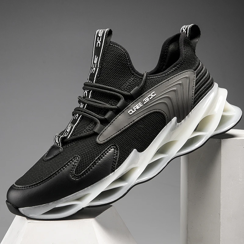 

Men's Sports Shoes Breathable Sports Shoes Trend Blade Buffer Running Shoes Size 46 Jogging Shoes