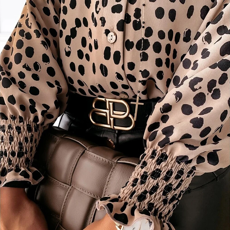 

2020 Autumn Elegant Deep V-Neck Solid Blouse Shirts Women Casual Loose Long Sleeve Tops Pullover Office Lady Fashion Sweet Blusa