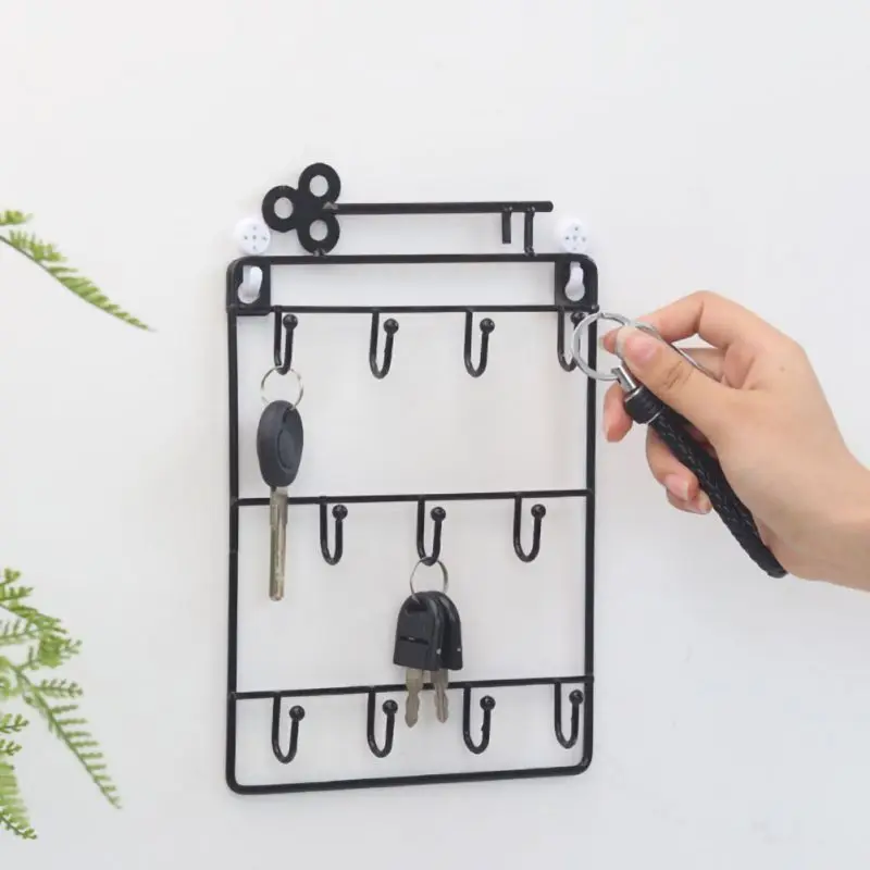 Новая горячая Входная железная настенная стойка из кованого железа декоративная