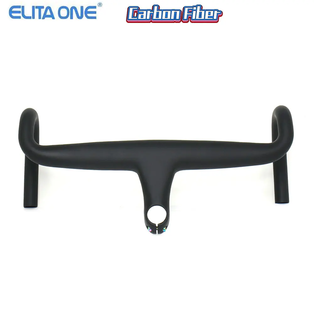

ELITA ONE Road Handlebar/Bend Carbon Integrated Handlebar UD Matte 380/400/420mm Drop 127mm Reach 77mm