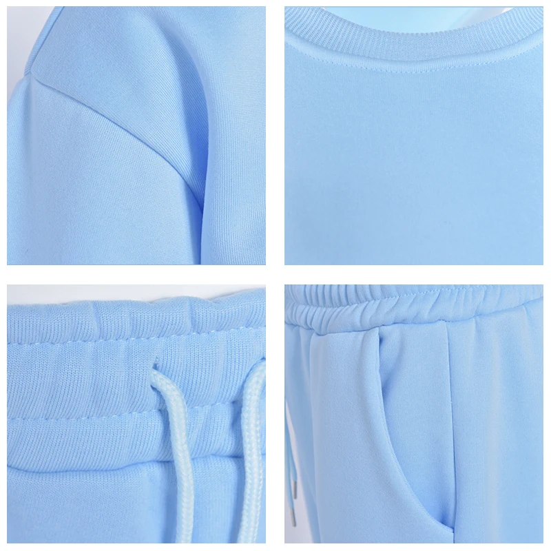 

Hoodie Fleece Ladies Sportswear Sweatshirt Sweatpants Jacket Sportswear Euphoria Clothing Pants Set Sweatpants GenshinWX2105-009