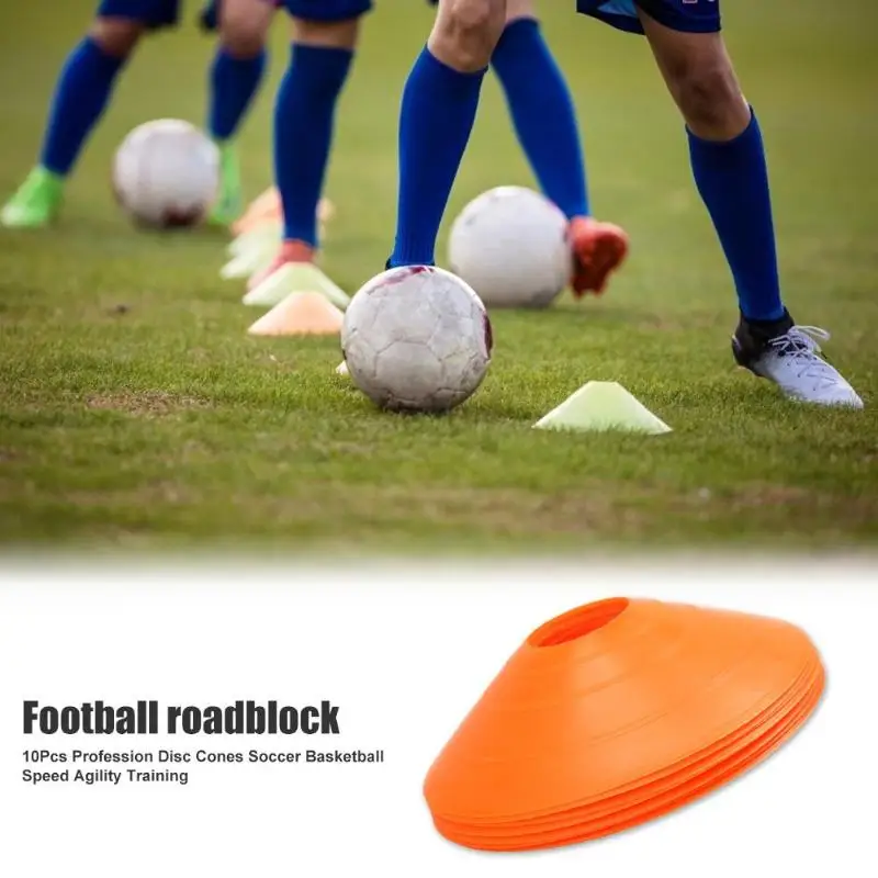 Прочные скоростные тренировочные диски для футбола 10 шт./лот спорта на открытом