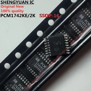 10 pcs/lot PCM1742KE/2K PCM1742KE 1742KE SSOP-16 PCM1742 Audio Digital-to-Analog Converter 100%new imported original 100%quality