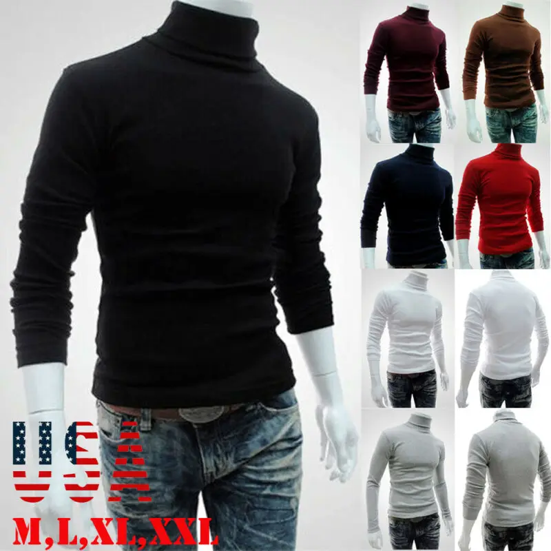 Новинка уличная одежда мужской зимний теплый Хлопковый пуловер с высоким