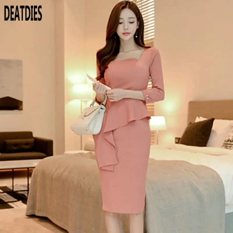 Платье женское винтажное с длинным рукавом|Женские платья| |