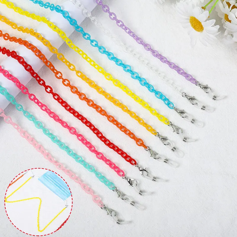 

candy color Glasses Chain Acrylic Glasses Chain Glasses Accessories Multifunctional Mask Hanging Chain glasses Hanging Chains