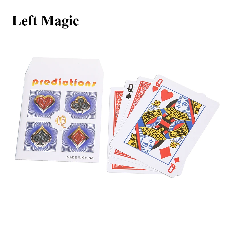 

Парад королев объяснили магические трюки карта 4Q Магия предсказания маг крупным планом иллюзия, трюк, реквизит игрушки для детей