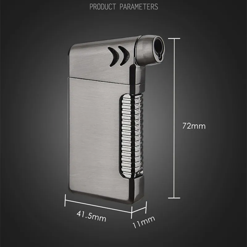 Популярная компактная Бутановая струйная зажигалка факельная турбо-зажигалка