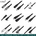 100 Вт PD 5A usb 3.1 Type-C штырь-гнездо, удлинитель, шнур 2 10 Гбитс для Mac VR Nintendo Switch Laptop 1m5m