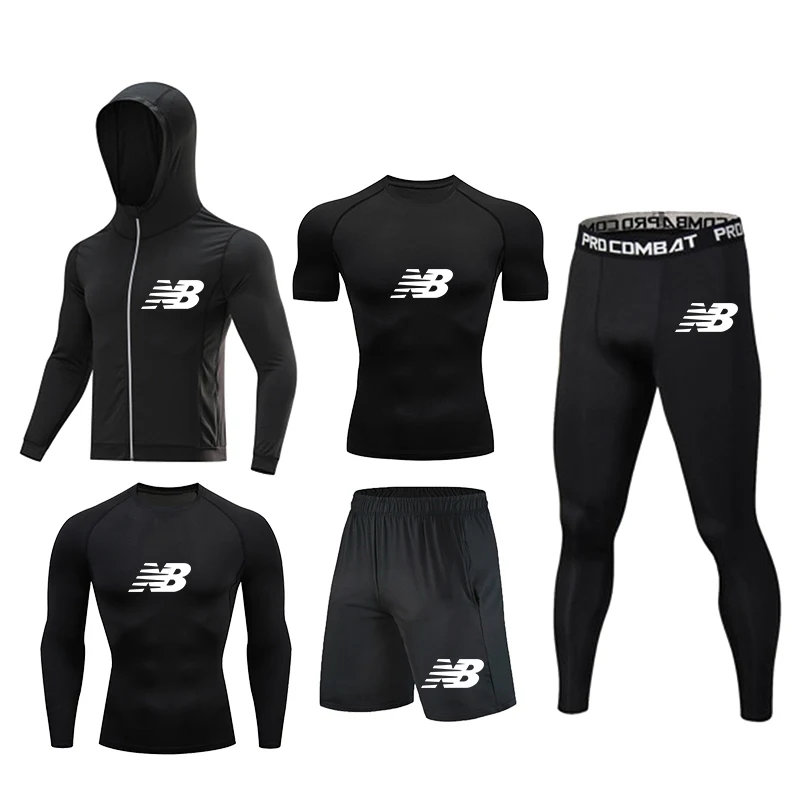 

Men's Tight Sports Suit Compression Tight Suit Gym Sportswear Running Suit Breathable Sportswear Quick Drying Sportswear MMS