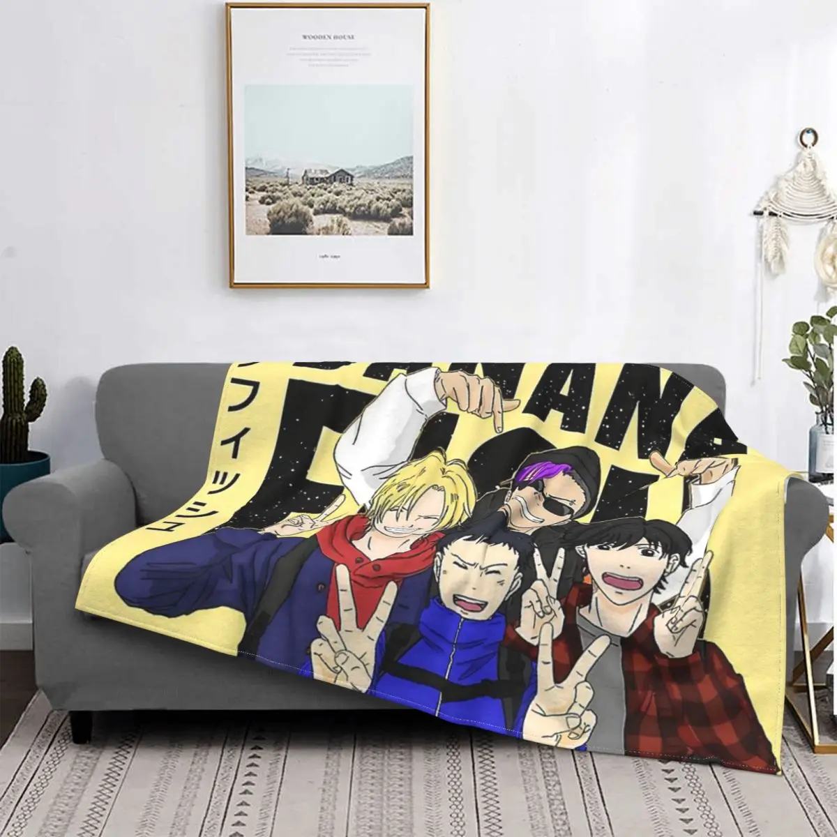 

Funda de grupo de друзья и бананы, manta a cuadros para cama, sofha, toalla de playa, manta de verano a cuadros en el sofra