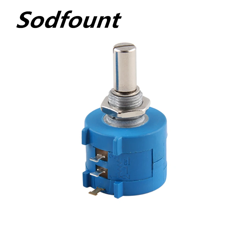 

5/10 шт прецизионная обмоток потенциометр 3590S-2 -103L502L104L1K 5K 10K 100K с ручка с цифровой шкалой