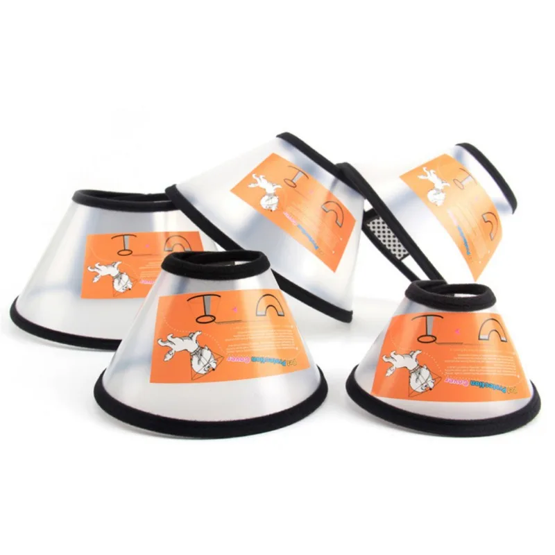 Удобный конический ошейник для собак и кошек купания домашних животных защита от