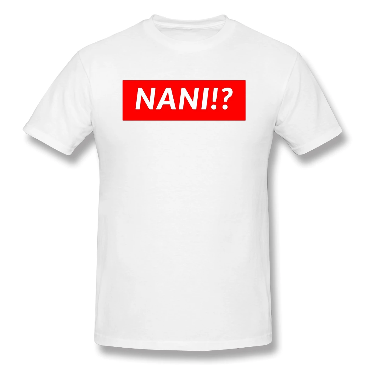 Забавные хлопковые футболки с принтом NANI Джоджо невероятные приключения