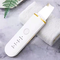 2021 professional portable electric spatula dermabrasion ultrasonic ion face cleaning facial peeling dead skin scrubber