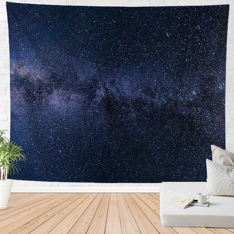 

star sky wall hanging tapestry trippy space wall carpet boho home decor wall cloth blanket