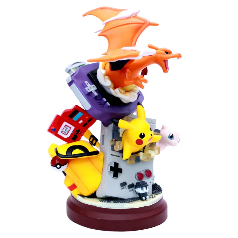 

Аниме статуя Takara Tomy из смолы Pikachu Mewtwo Charizard, экшн-фигурки, игрушки, Dreamlike, Покемон, коллекция игрушек