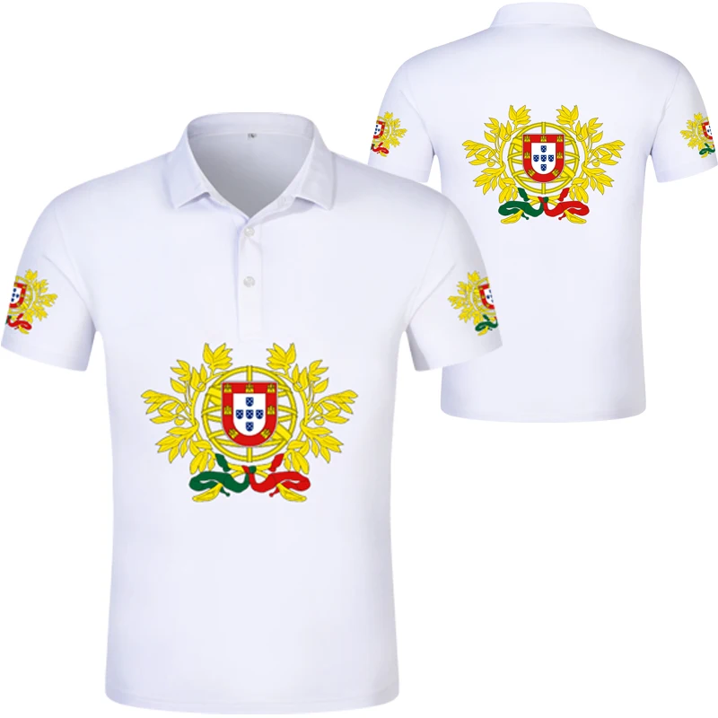 Португалия футболка поло бесплатная пользовательское имя номер prt Поло рубашка