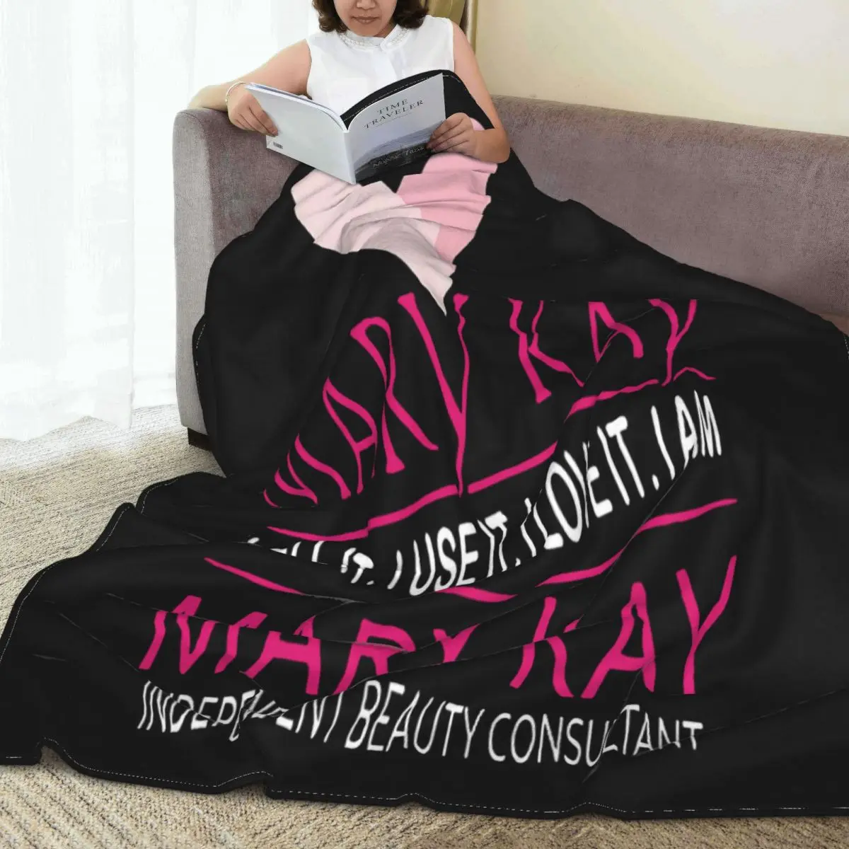 

Mary Kay I Sell It I Use It I Love It Vintage Blanket Bedspread Bed Plaid Plaid Plaid Sofa Plaid On The Sofa