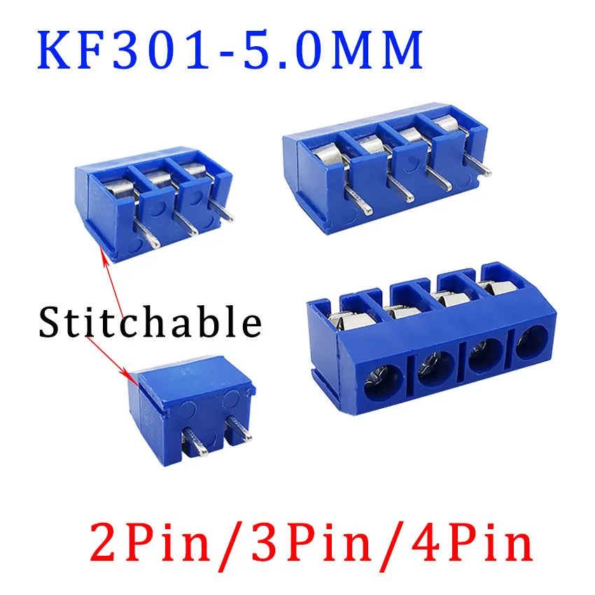 10 шт. 2Pin 3Pin винтового типа Клеммная колодка для печатной платы коннектор проводов