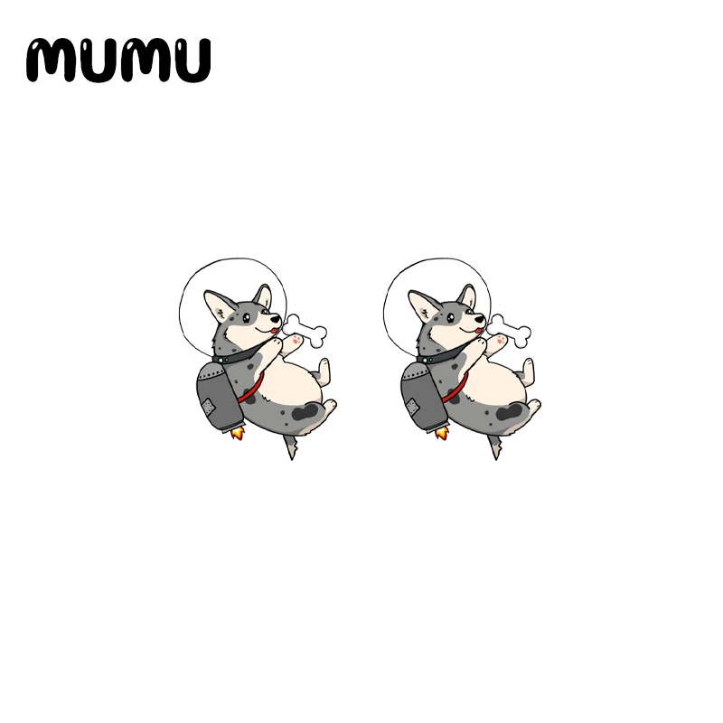 Новинка 2021 серьги из валлийского корги шпилька в виде собаки серия собак