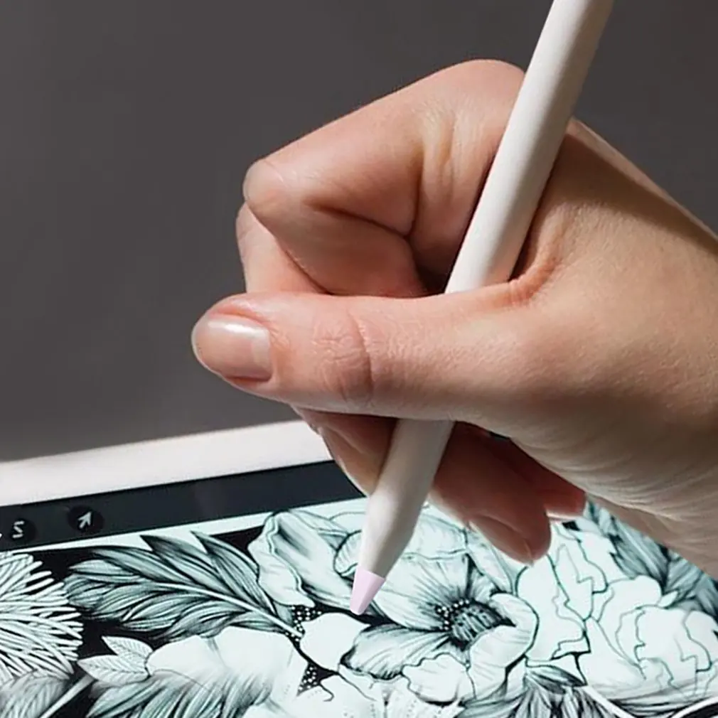 

8pcs Silicone Replacement Tip Case Nib Protective Cover Skin for Apple Pencil 1st 2nd Touchscreen Stylus Pen Case