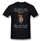 Футболка Terraria, футболка с изображением гида Лайка зомби, Милая футболка с принтом, Мужская Уличная одежда с короткими рукавами, хлопковая футболка