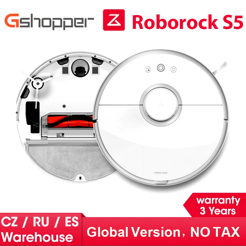 Хит Roborock S50 S55 робот-пылесос 2 домашний автоматический подметальный пылеочиститель стерилизованный умный планируемый моющий пылесос испанский